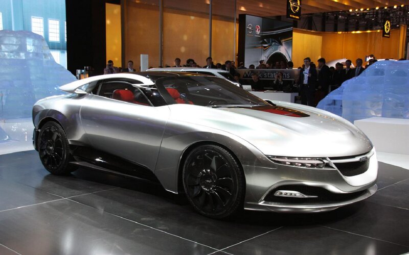 Silver Concept Car — Showroom