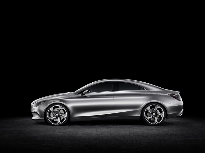 Silver Concept Car — Side Profile