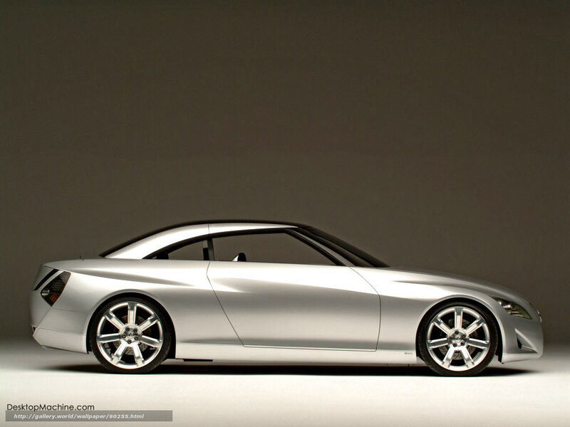 silver concept car side view