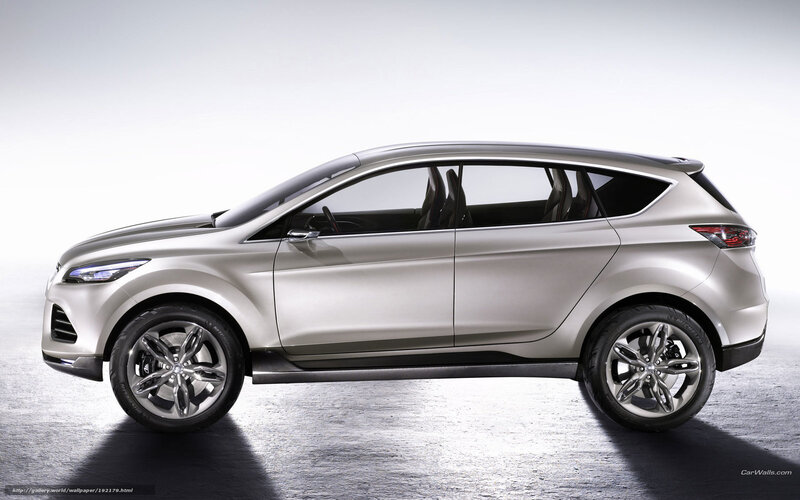 silver concept car side view