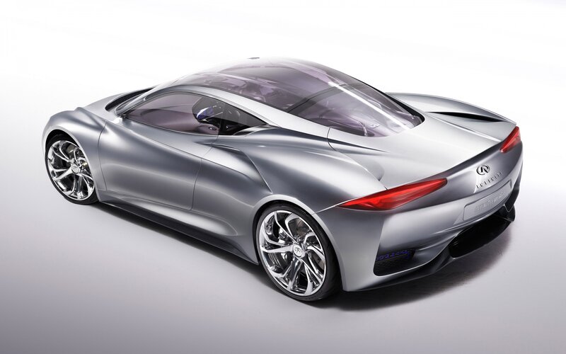 Silver Concept Car — Sleek, Photograph