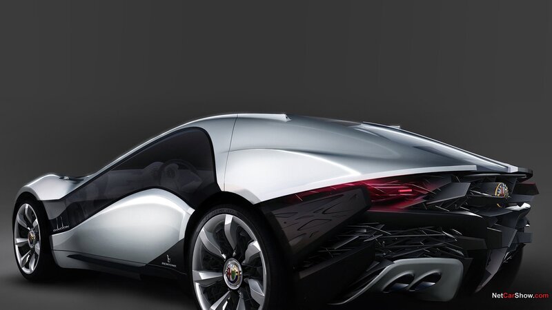 Silver Concept Car — Wheels, Taillights