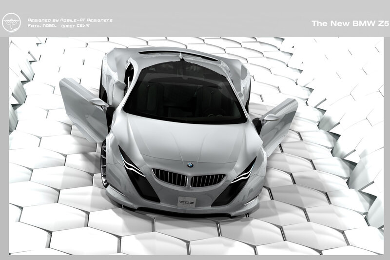 Silver Concept Car — White, Futuristic, Digital Art