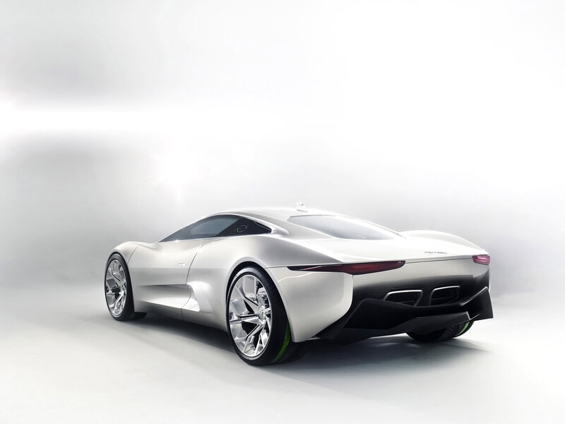 Silver Concept Car — White, Minimalist, 3d Render