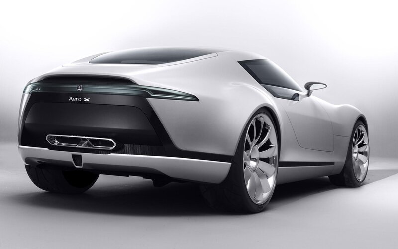 Silver Concept Car — White, Sleek, 3d Render, Wheels