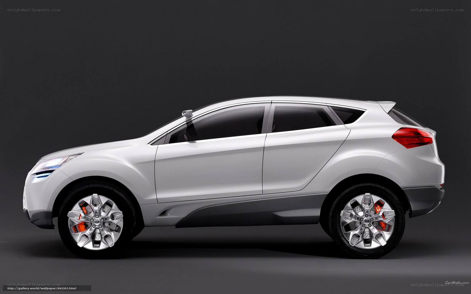 silver concept car