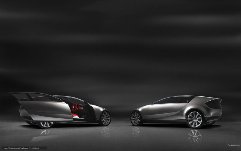 Silver concept cars side by side