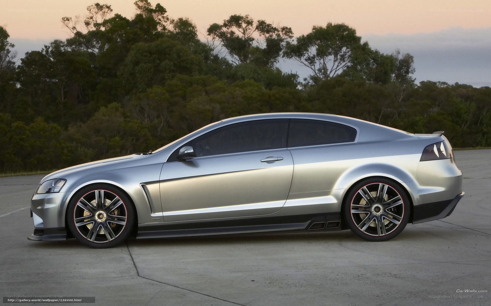 silver concept coupe car