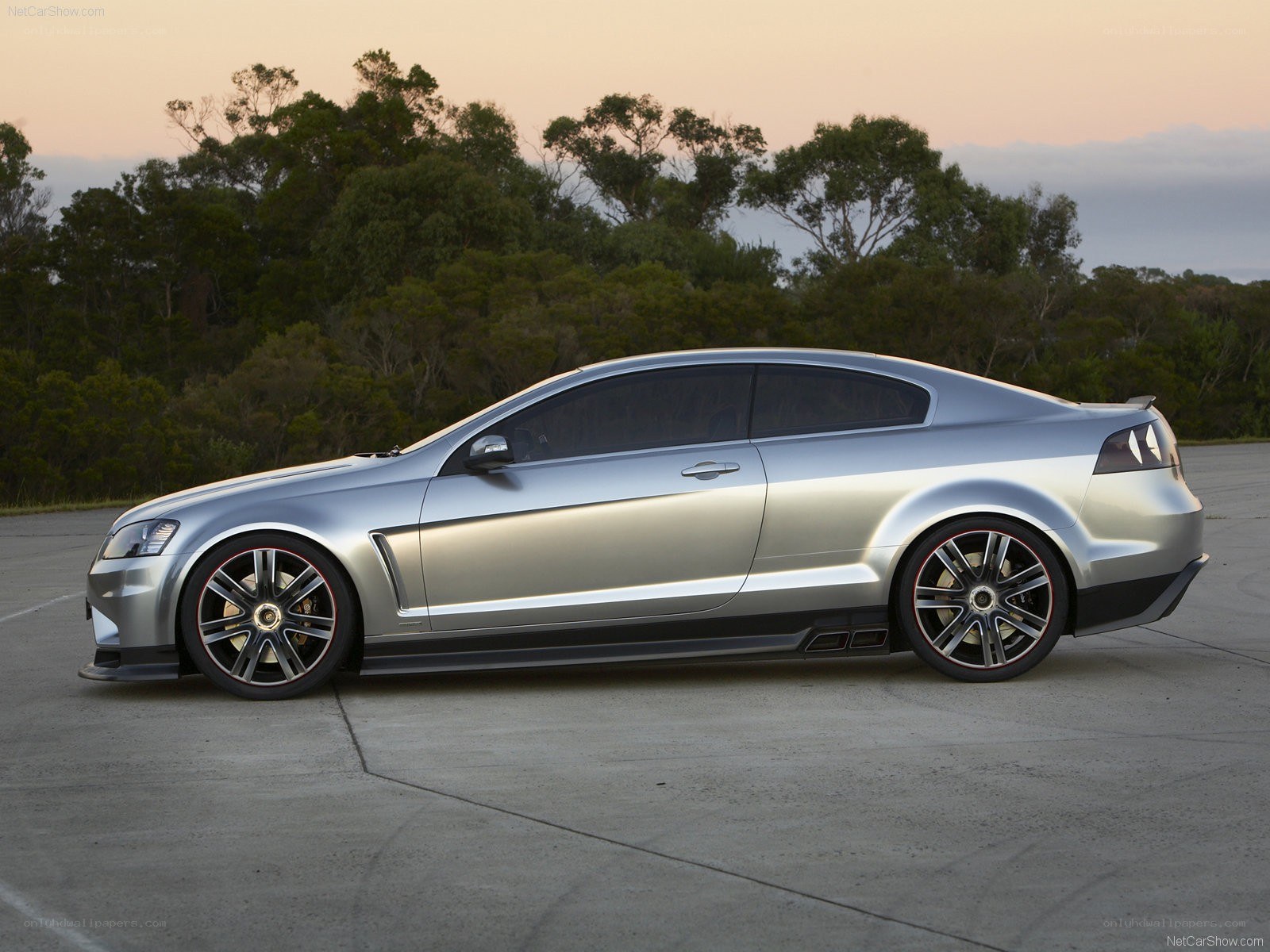 silver concept coupe car