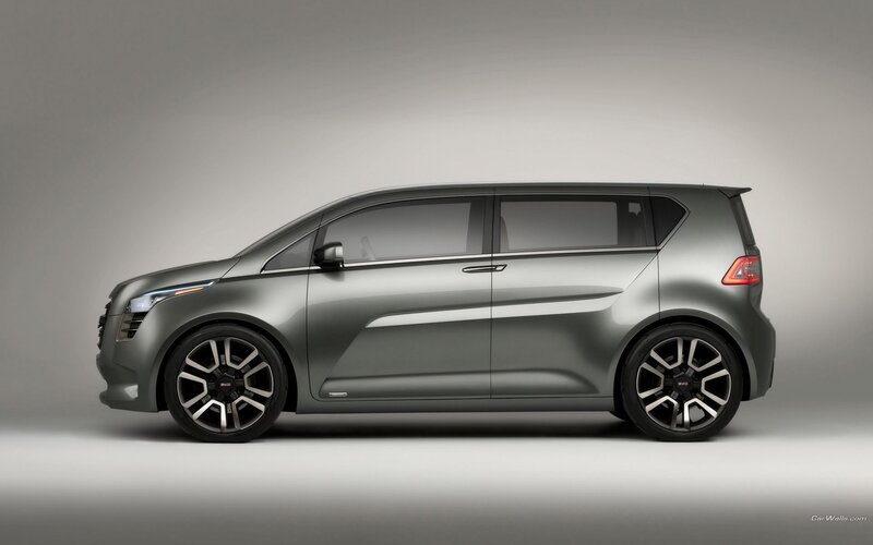 Silver Concept Minivan — Gray