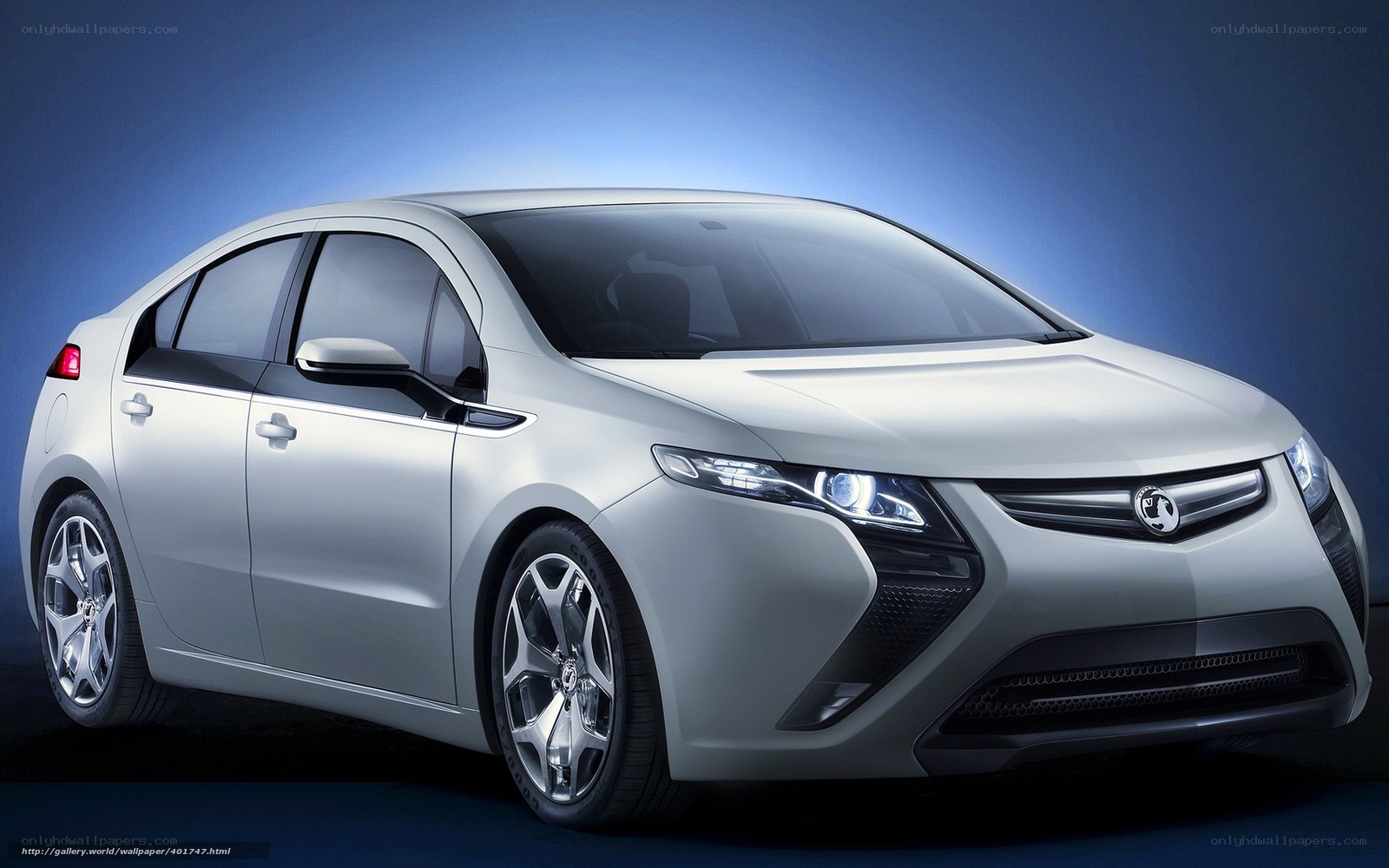 Silver concept sedan car