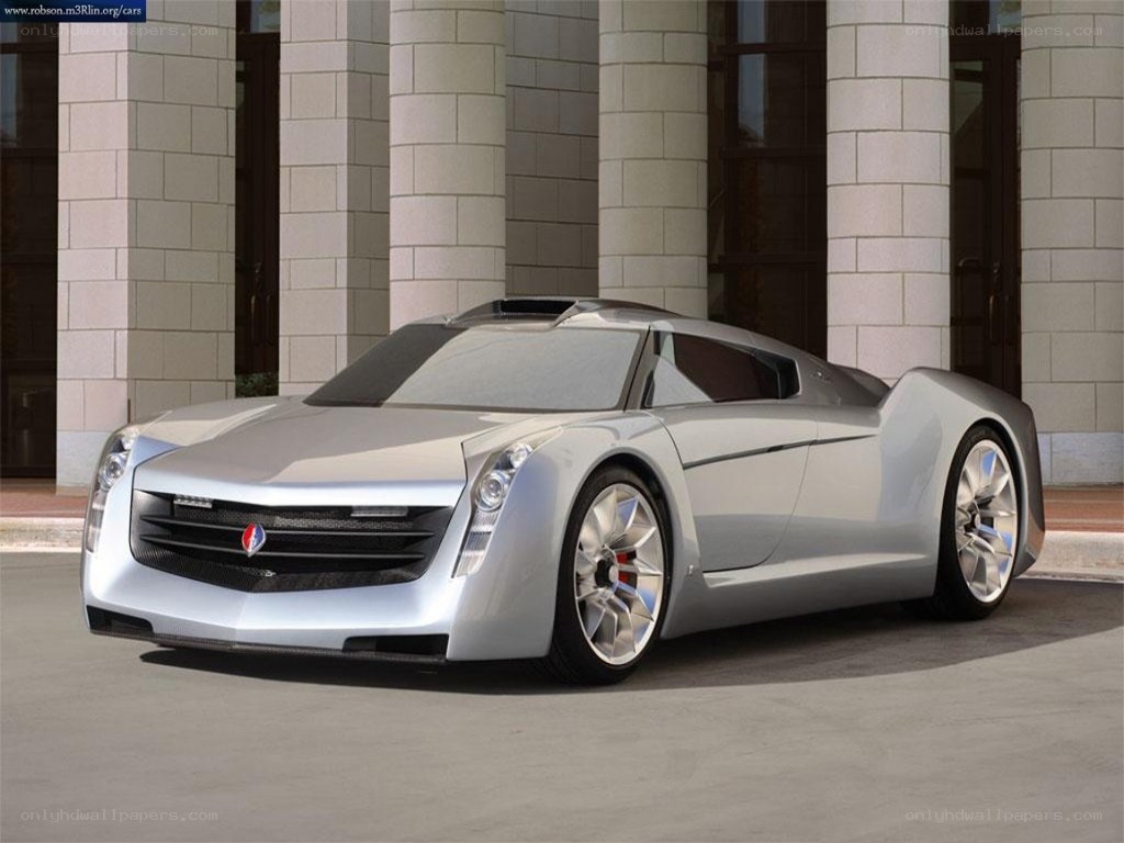 silver concept sports car