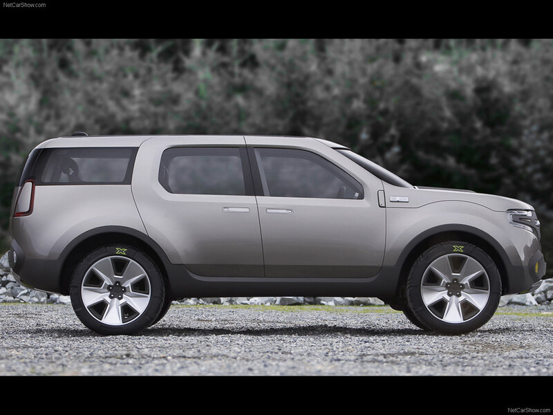 silver concept SUV