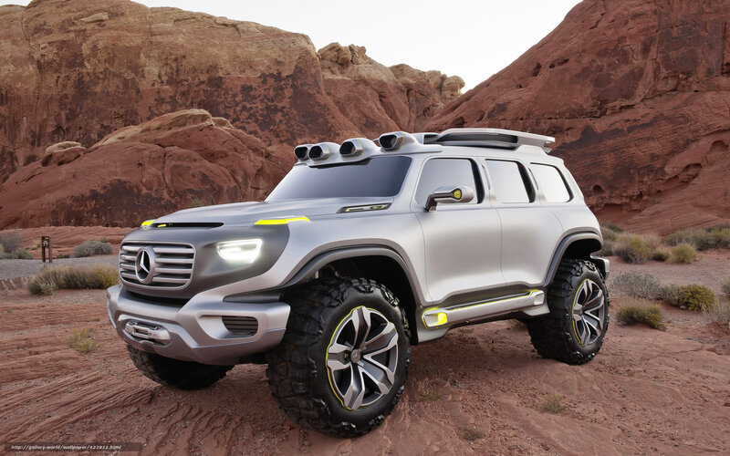 Silver Concept SUV — Dramatic, Afternoon