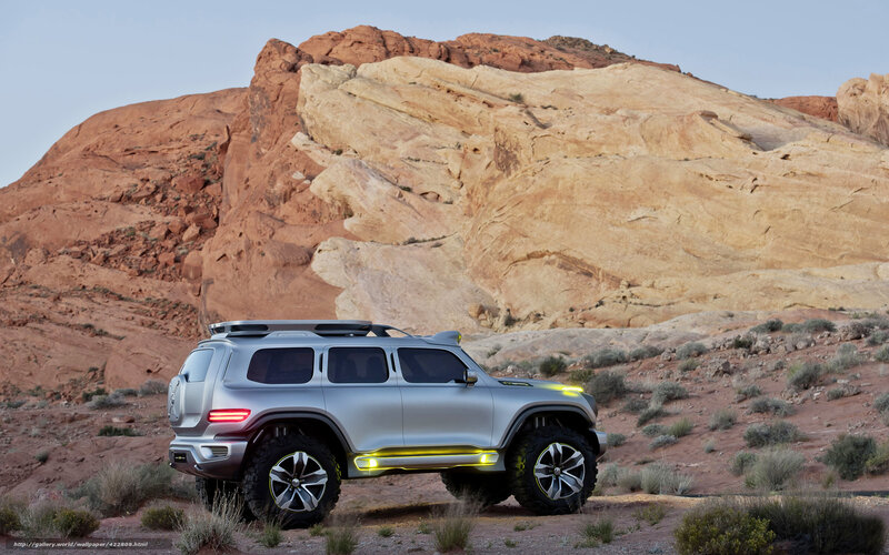 Silver Concept SUV — Dramatic