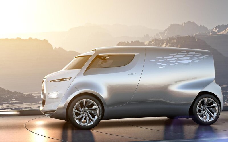 Silver Concept Van — Serene, Sunset