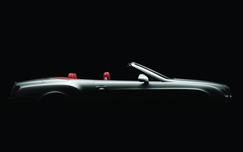 silver convertible car