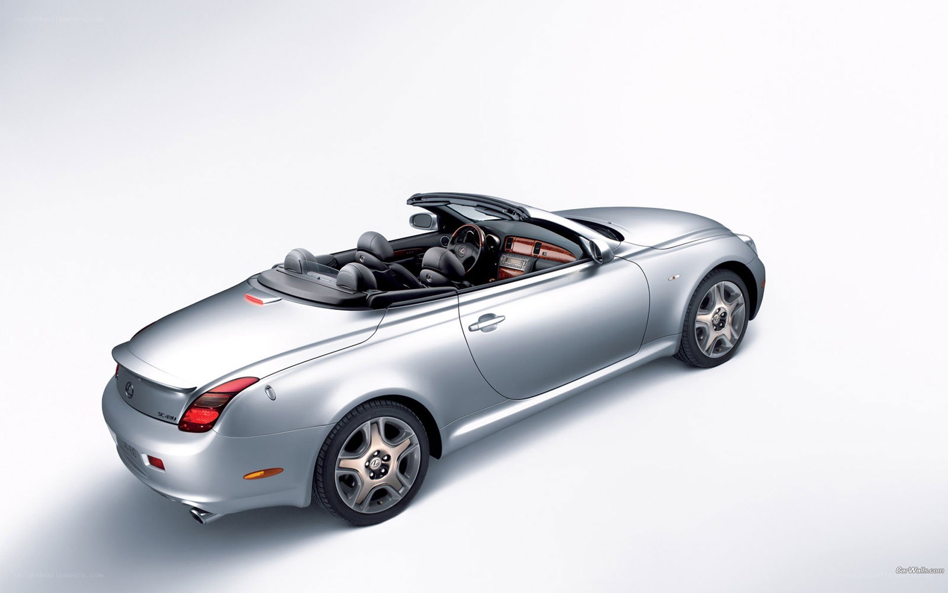 silver convertible car