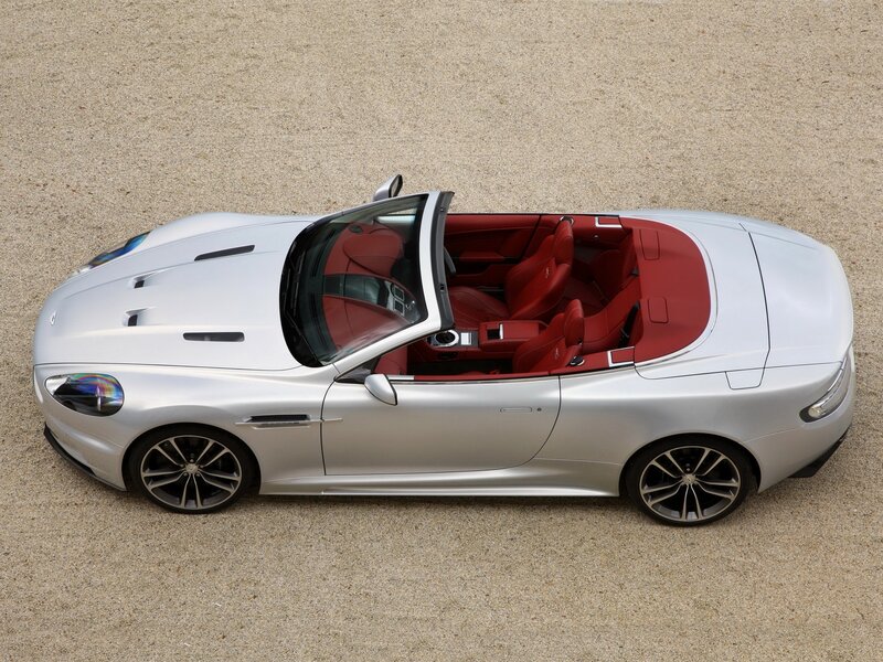 Silver Convertible Car — Calm, Afternoon, Photograph, Red Interior, Convertible Top