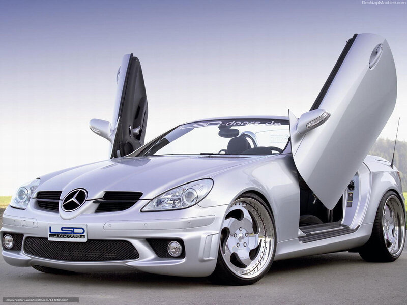 Silver Convertible Car — Dramatic, Afternoon, Photograph, Car Door