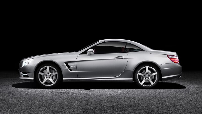 Silver Convertible Car — Dramatic, Photograph, Wheel, Headlight, Black