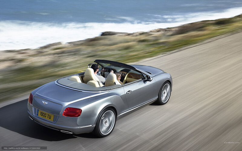 Silver Convertible Car — Dynamic, Afternoon, Photograph, Couple
