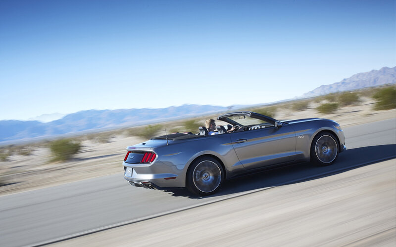 Silver Convertible Car — Dynamic, Afternoon, Photograph, Driver, Road, Mountains