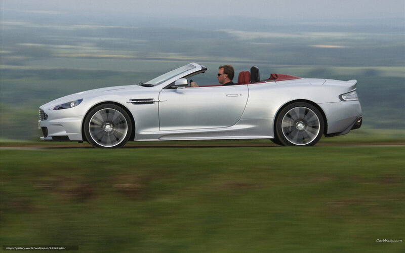 Silver Convertible Car — Dynamic, Afternoon, Photograph, Man