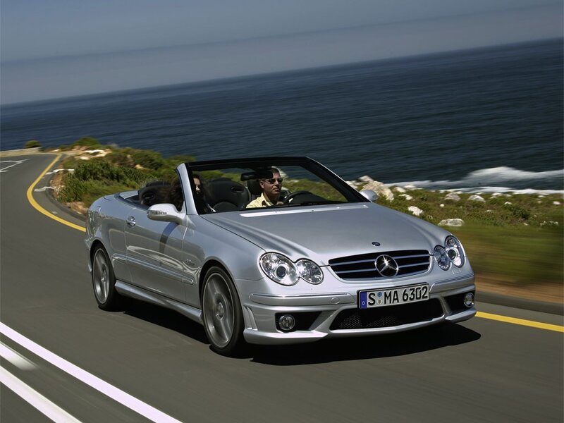 Silver Convertible Car — Dynamic, Afternoon, Photograph, People