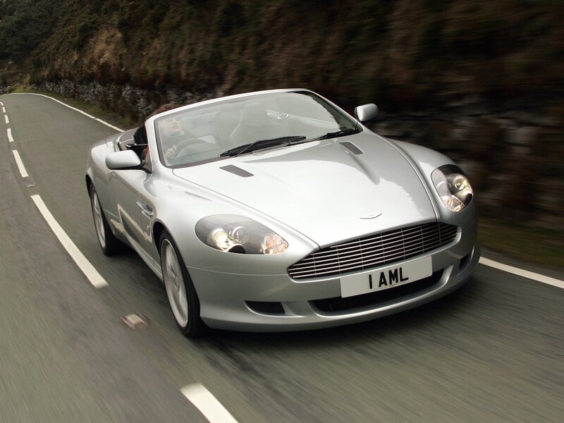 Silver Convertible Car — Dynamic, Photograph, Driver, Road