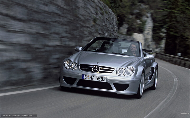 Silver Convertible Car — Dynamic, Photograph, Driver
