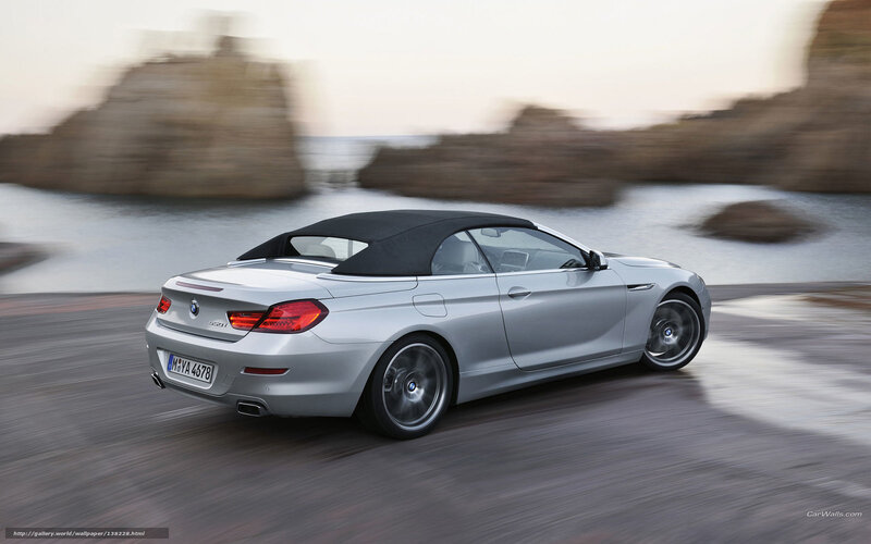 Silver Convertible Car — Dynamic, Sunset, Photograph