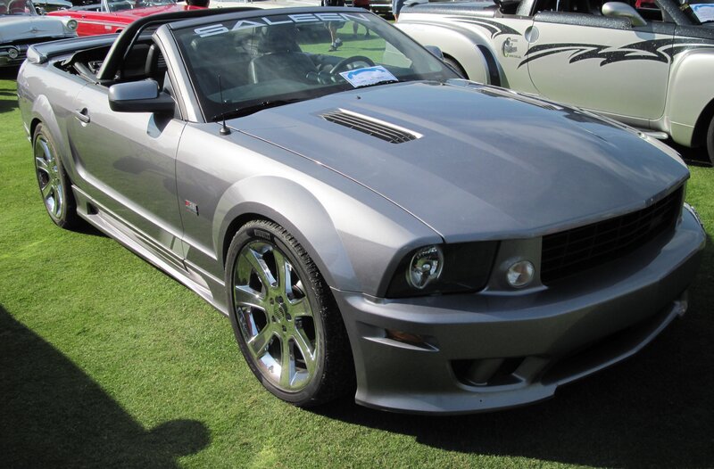 Silver Convertible Car — Gray, Calm, Afternoon, Photograph, Car Show