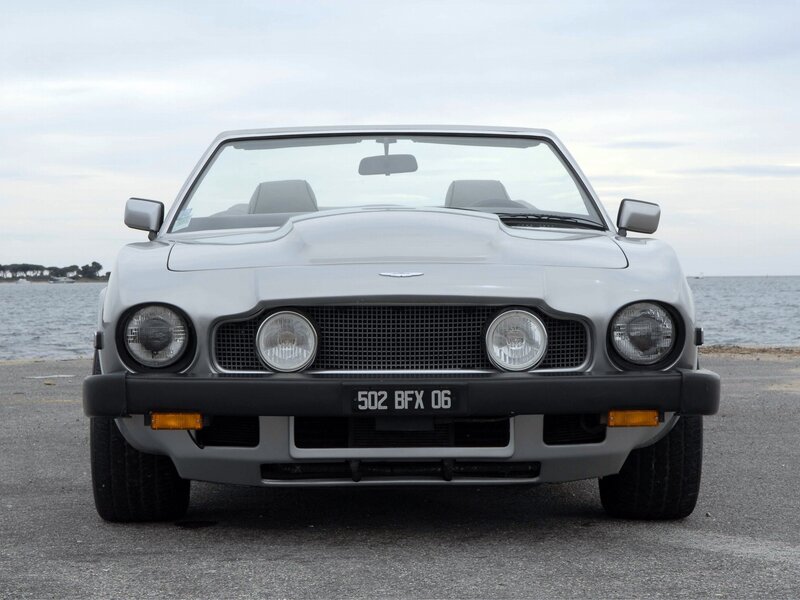 Silver Convertible Car — Gray, Calm, Afternoon, Photograph, Sea