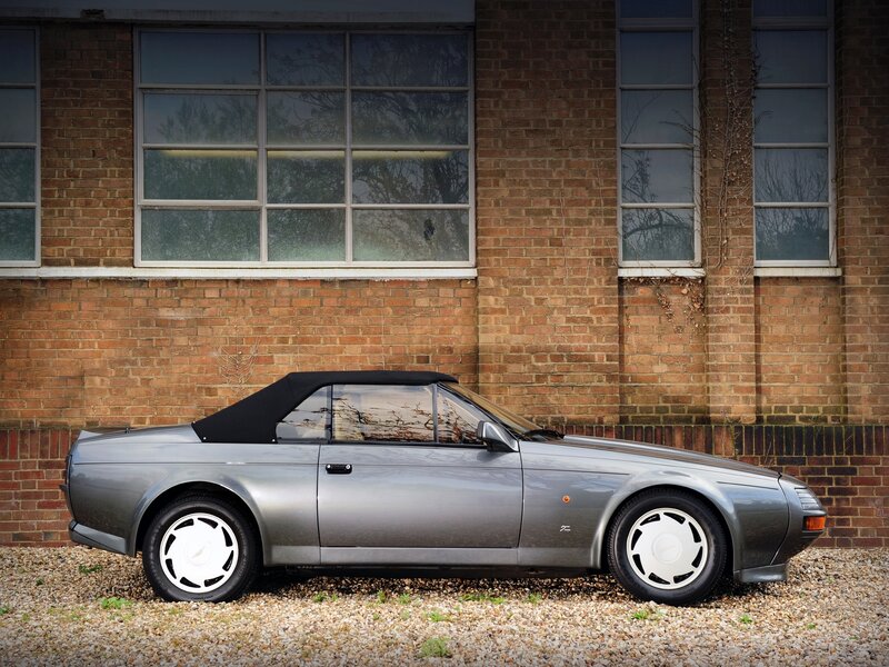 Silver Convertible Car — Gray, Calm, Photograph