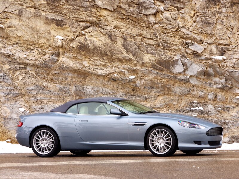 Silver Convertible Car — Gray, Calm, Winter