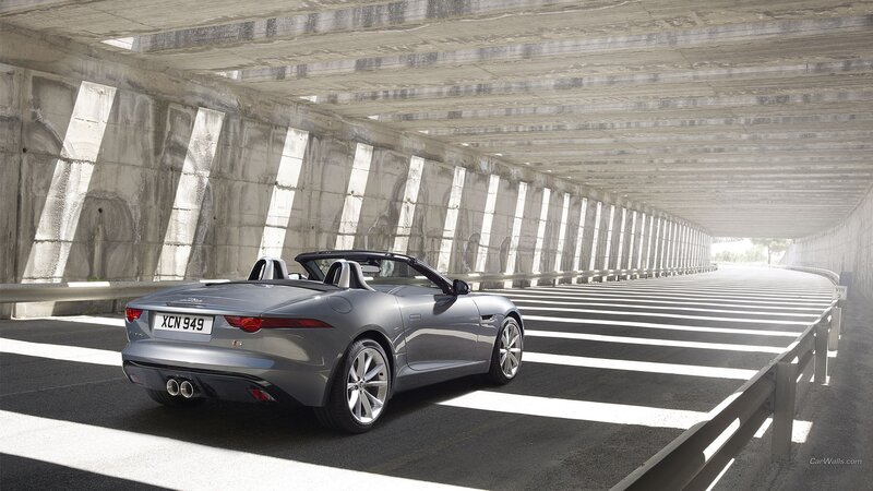 Silver Convertible Car — Gray, Dramatic, Afternoon, Photograph, Tunnel, Road