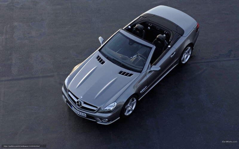 Silver Convertible Car — Gray, Dramatic, Night