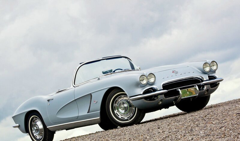 Silver Convertible Car — Gray, Dramatic, Photograph, Sky