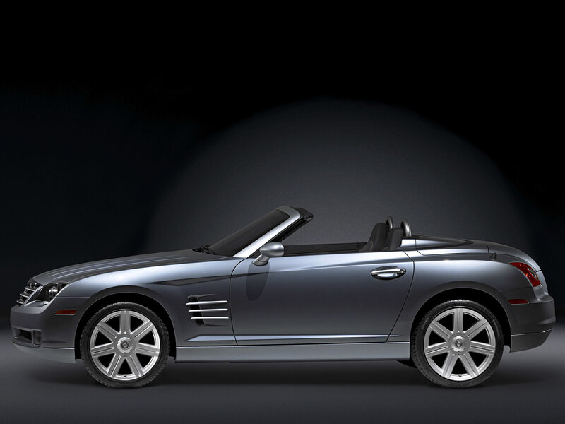 Silver Convertible Car — Gray, Dramatic, Photograph, Wheel, Side Mirror