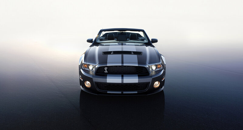 Silver Convertible Car — Gray, Dramatic, Sunset, Photograph, Stripes