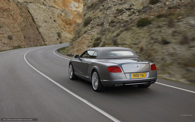 Silver Convertible Car — Gray, Dynamic, Afternoon, Photograph, Road, Mountain