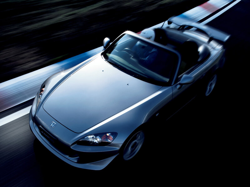 Silver Convertible Car — Gray, Dynamic, Night