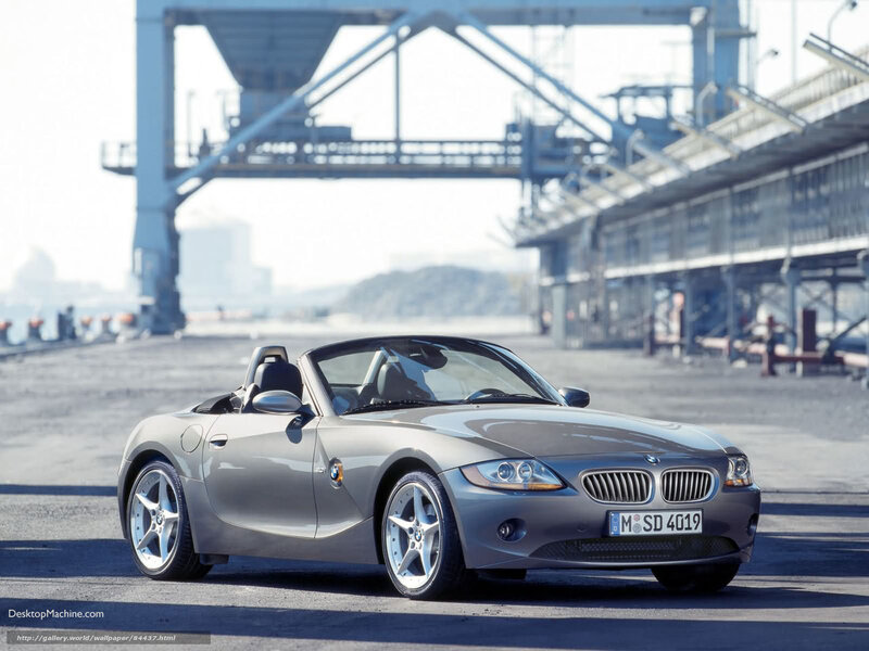 Silver Convertible Car — Gray, Industrial