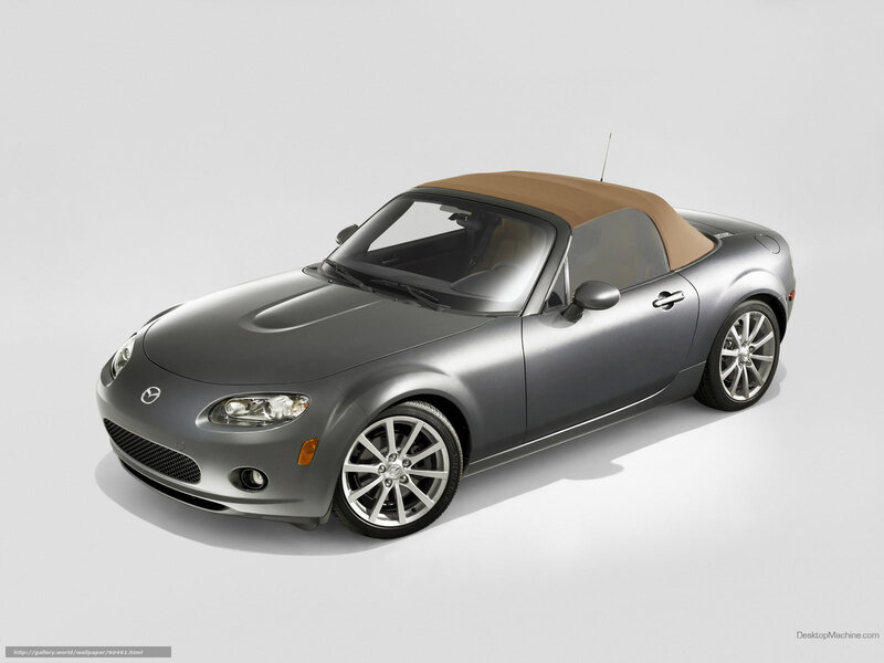 Silver Convertible Car — Gray, Neutral, Photograph, Brown Soft Top