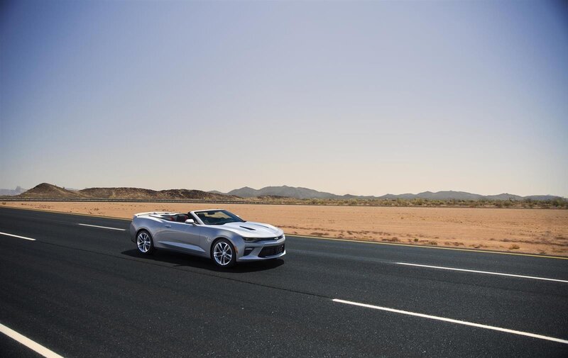 Silver Convertible Car — Gray, Open