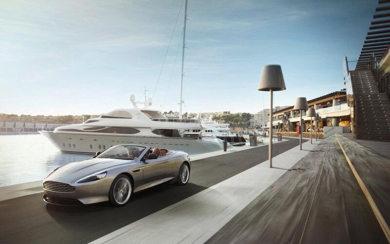 Silver Convertible Car — Gray, Serene, Afternoon, 3d Render