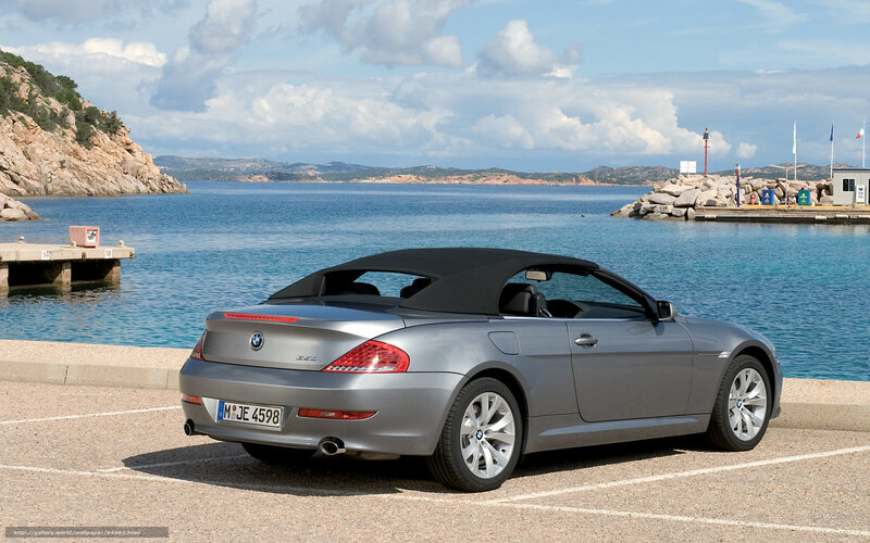 Silver Convertible Car — Gray, Serene, Afternoon, Photograph