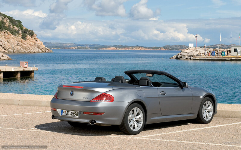Silver Convertible Car — Gray, Serene, Afternoon