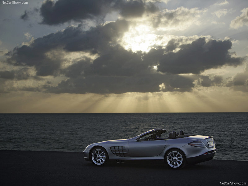 Silver Convertible Car — Gray